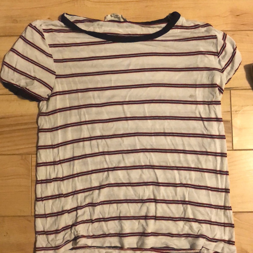 tshirt, red white and blue stripes